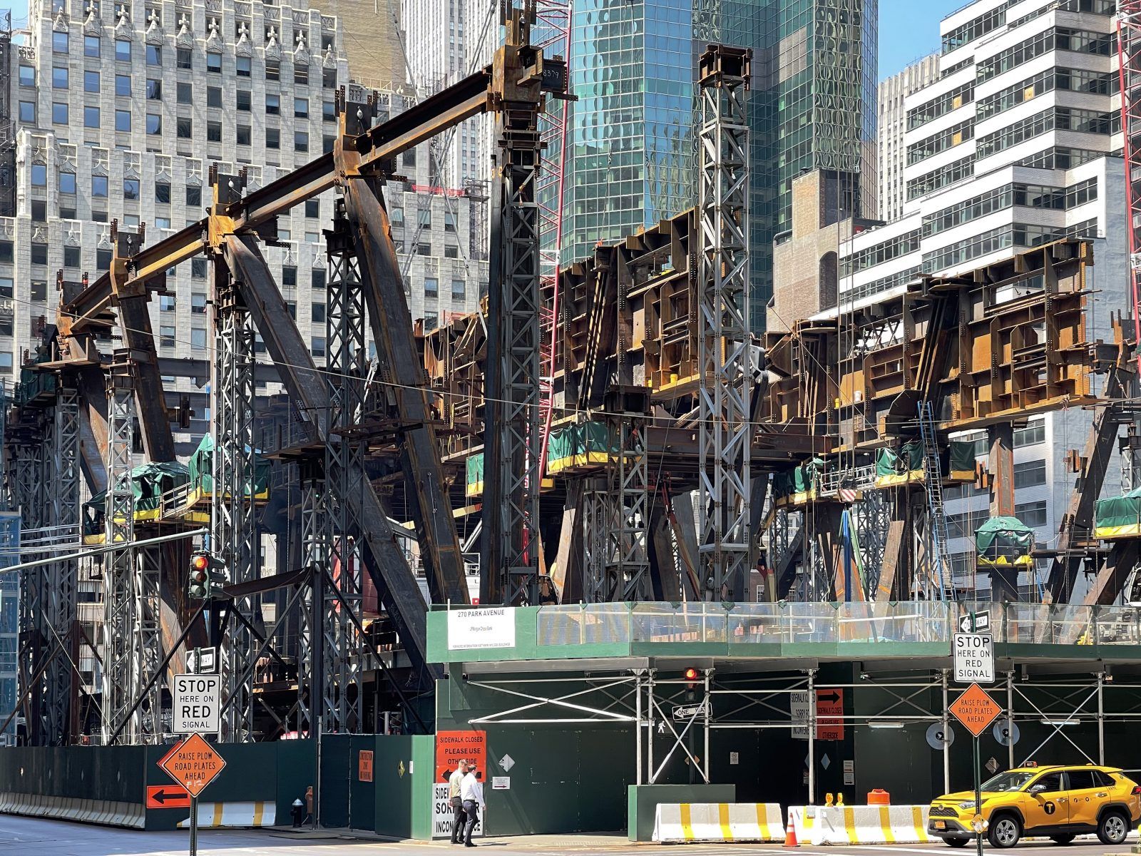 270 Park Avenue’s Massive Steel Base Takes Shape